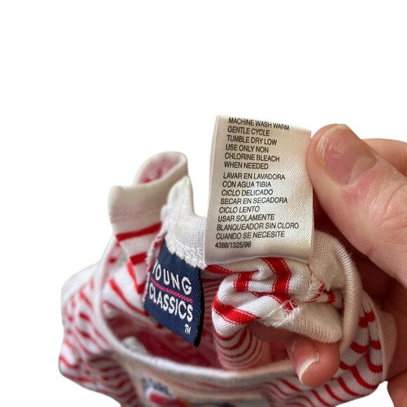 NWT Vintage 90s Nautical Baby Dress - 1996 "Sailor Girl" 12M sailing Boat dress - Picture 6 of 7